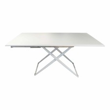 Fast Tisch Zebra Up&Down Höhen Aluminium Lackiert Weiss