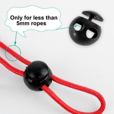 6x Knebelverschluss Seilende