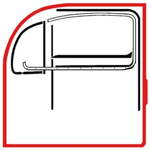 Käfer türdichtung links - vw,