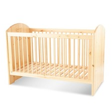 Dream Bio Babybett 70x140cm | Gitterbett | Massivholz | Naturholz | 100% Bio-Bet