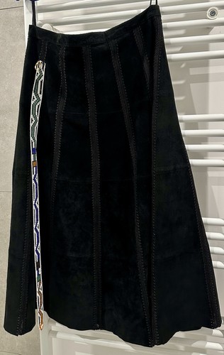 Damen wildlederrock schwarz - damen,