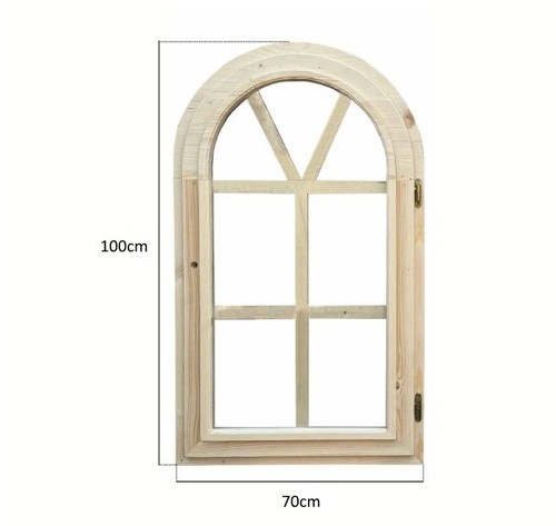 Rundbogenfenster aus - ,