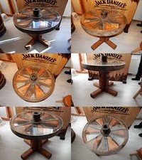 Wagenrad tisch western - western,