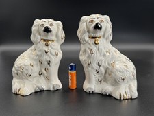 Beswick England Stafford Spaniel Hunde Paar Kaminhund ca 1960