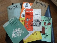 BOSCH Technische Merblätter Anlasser, Regler, Blinkgeber, Einspritzpumpe usw.