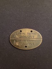 Erkennungsmarke Militaria Dog