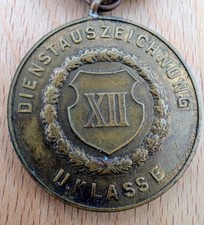 Seltene bayerische Dienstauszeichnung II. Klasse „Treue Dienste bei der Fahne“