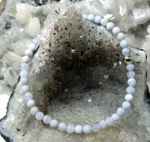 Chalcedon edelstein armband - chalcedon, edelstein-armband