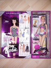2 Barbie Puppen Barbie 1959 Special Edition Reproduktion 1993 u. Barbie now 2008