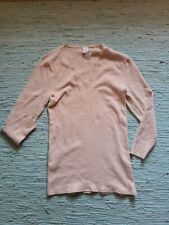 Schurwolle & Angora M/L Medima Shirt Pullover Vintage Rosa Creme Beige Damen