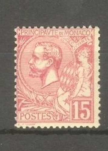 Monaco marke briefmarke 15 - monaco,