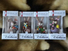 4 x Osterhase aus Holz von