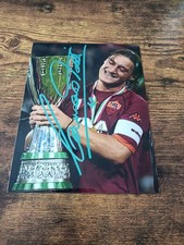 FRANCESCO TOTTI SHIRT ROMA ITALIAN SUPER CUP WINNER HAND SIGNED FOTO AUTOGRAMM