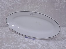 Antike Bauscher Porzellan Servierplatte Weinmeier - Vintage - 35 cm - Reklame