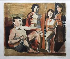 Rolf Lindemann Farblithographie nummeriert 143/150 datiert 81 signiert