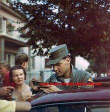 Elvis Presley Farbfoto Bad Nauheim 1959/1960 Autogramm Goethestraße
