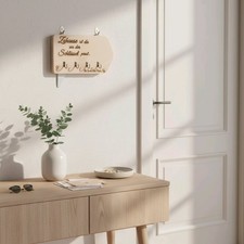 Schlüsselbrett Holz mit