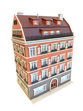 Vollmer - Stadthaus Wohnhaus - 25222 - H0 - Gebäude Häuser Haus ---- CK 915