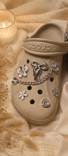 Schuh charms perlen schleifen - perlen,