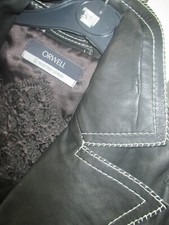 Orwell Lammnappa Damen-Leder-Blazer Lederjacke 36/38