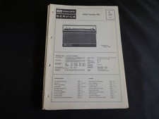 Original Service Manual  ITT Schaub Lorenz Golf Europa 102