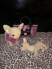 Chichilove Set Rockstar 2 Hunde Kuscheltier Rosa Plüsch Leopard Chihuahua X8