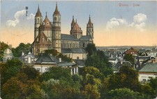 AK - Worms Blick auf den Dom