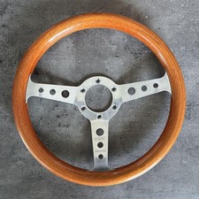 MOMO INDY Holzlenkrad Classic Style ca. 31 cm 3-Speichen gebraucht F/S