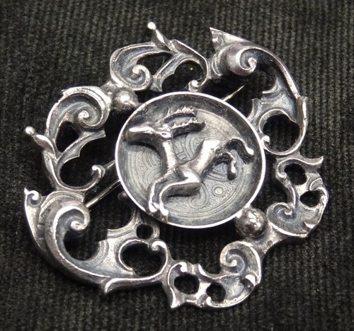 Bas blachian 925 silber - silber, hirsch