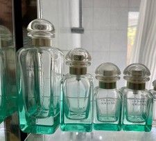 4x Hermes un Jardin sur le Nil, Flacons, Flaschen, 4 Stk, div Größen, leer