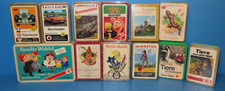 12 Quartett-Kartenspiele 50er-80er Jahre Autos,Winnetou,Muppets,Tiere,etc  #8274