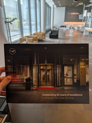 Lufthansa first class terminal - first,