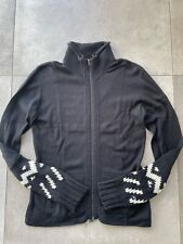 Strick-Jacke Marc Cain, Schwarz, Schurwolle , Gr. N3, 36-38, Sweatjacke NP 229€