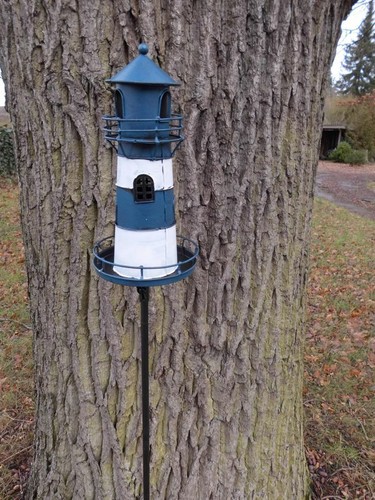 Leuchtturm gartenstab - am,
