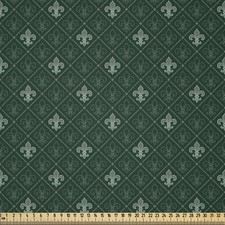 Fleur De Lis Microfaser Stoff
