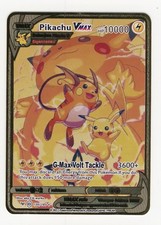 Pikatchu Raichu V MAX | Gold
