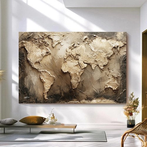 Leinwand bilder xxl weltkarte - bilder,