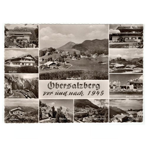 Der obersalzberg vor und - ak,