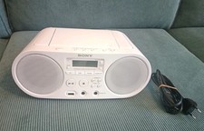 Sony ZS-PS50 Radio CD/USB/Audio Player FM-UKW/MW Musikbox CD Player Weiß DEFEKT 