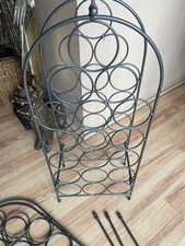 1 Weinregal Metall Shabby Wein Regal Metallregal