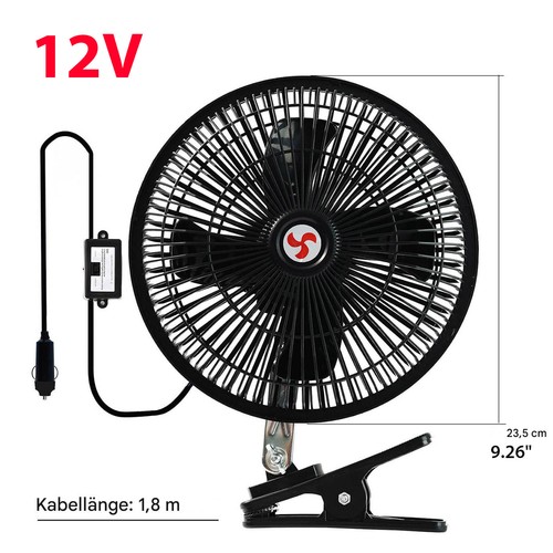 Ventilator 12v auto lüfter - 12v,