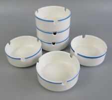 Villeroy & Boch Aschenbecher weiß x 6. Stapelbar. Porzellan/Keramik. Kneipenhotel Cafe