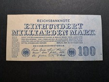 100 Milliarden Mark 1923