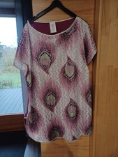 Karneval  Glitzer T-Shirt Damen, Größe 44/46