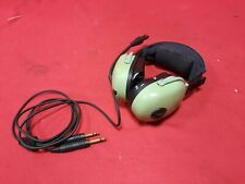 David Clark H20 - 10 Headset Head Set Kopfhörer für Flugzeug Helikopter 
