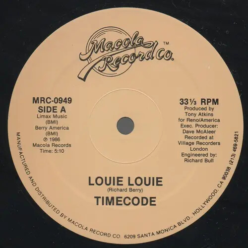 Time code louie - time,