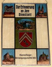 Bleiglasbild Fensterbild - HEERESFLIEGER-VERSORGUNGSSTAFFEL 365 - Hubschrauber