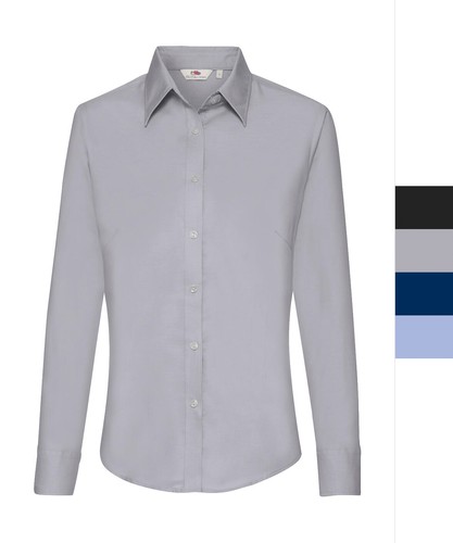 Damen langarm business hemd - langarm,