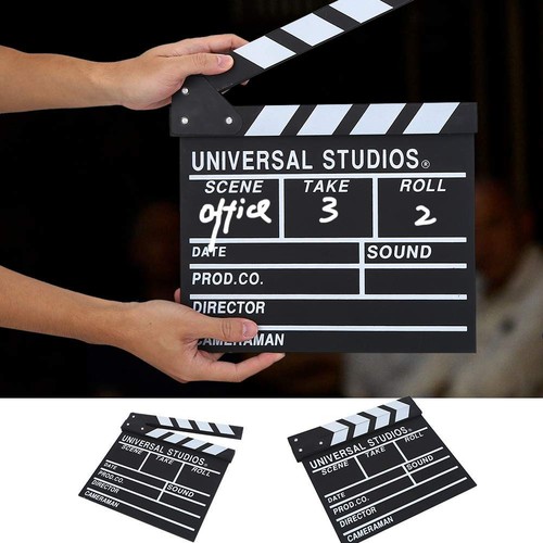 Professionelle filmklappe mit - professionelle,