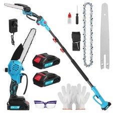 21V Für Makita 2IN1 Akku Kettensäge Teleskop Astsäge Hochentaster Astkettensäge